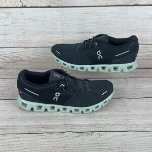 On Cloud 5 Womens Sz 9 Running Shoes Magnet Surf Black Teal